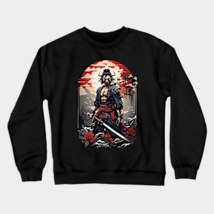 samurai warrior Crewneck Sweatshirt